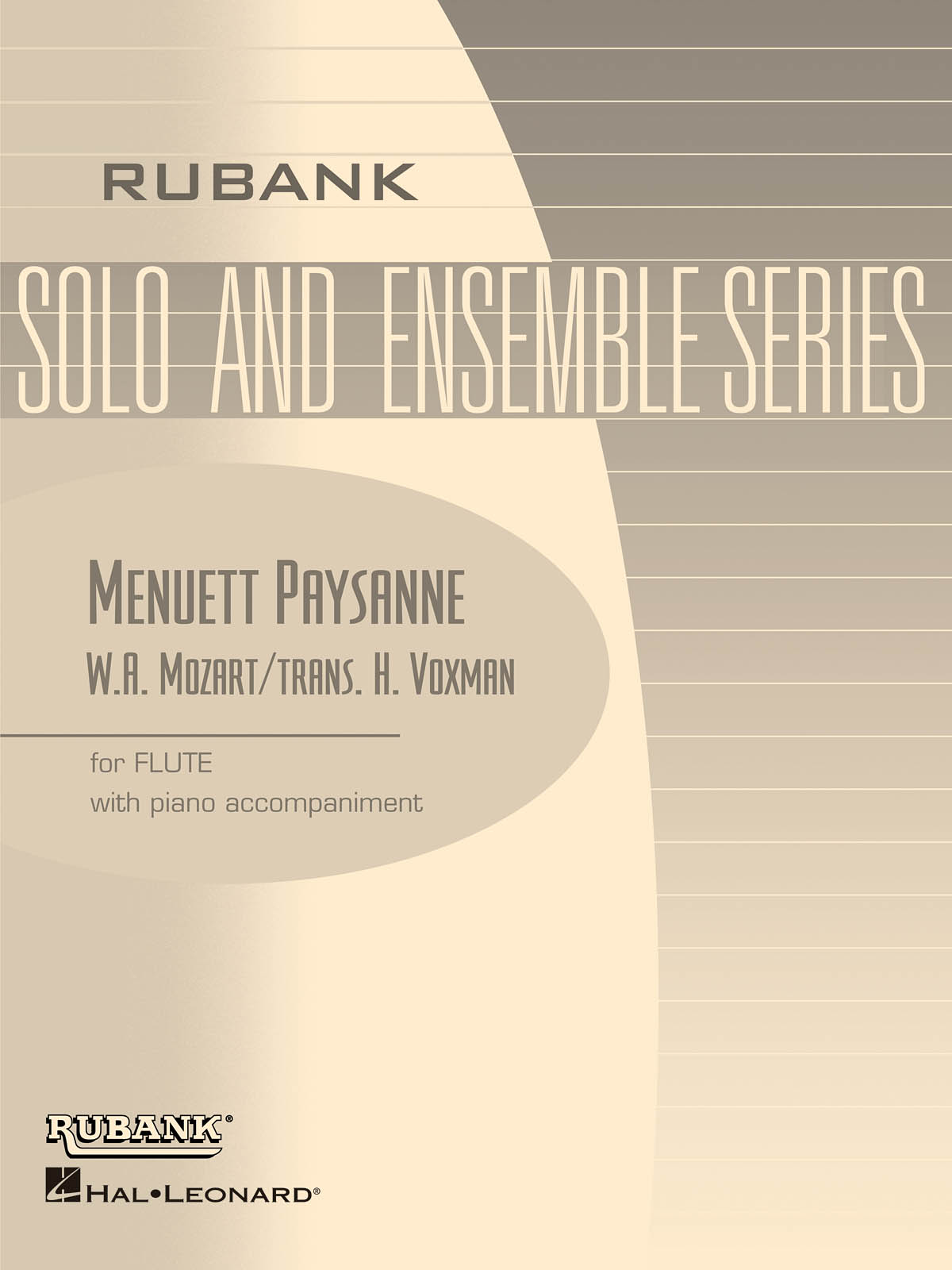 Wolfgang Amadeus Mozart: Menuett Paysanne: Flute and Accomp.: Instrumental Album