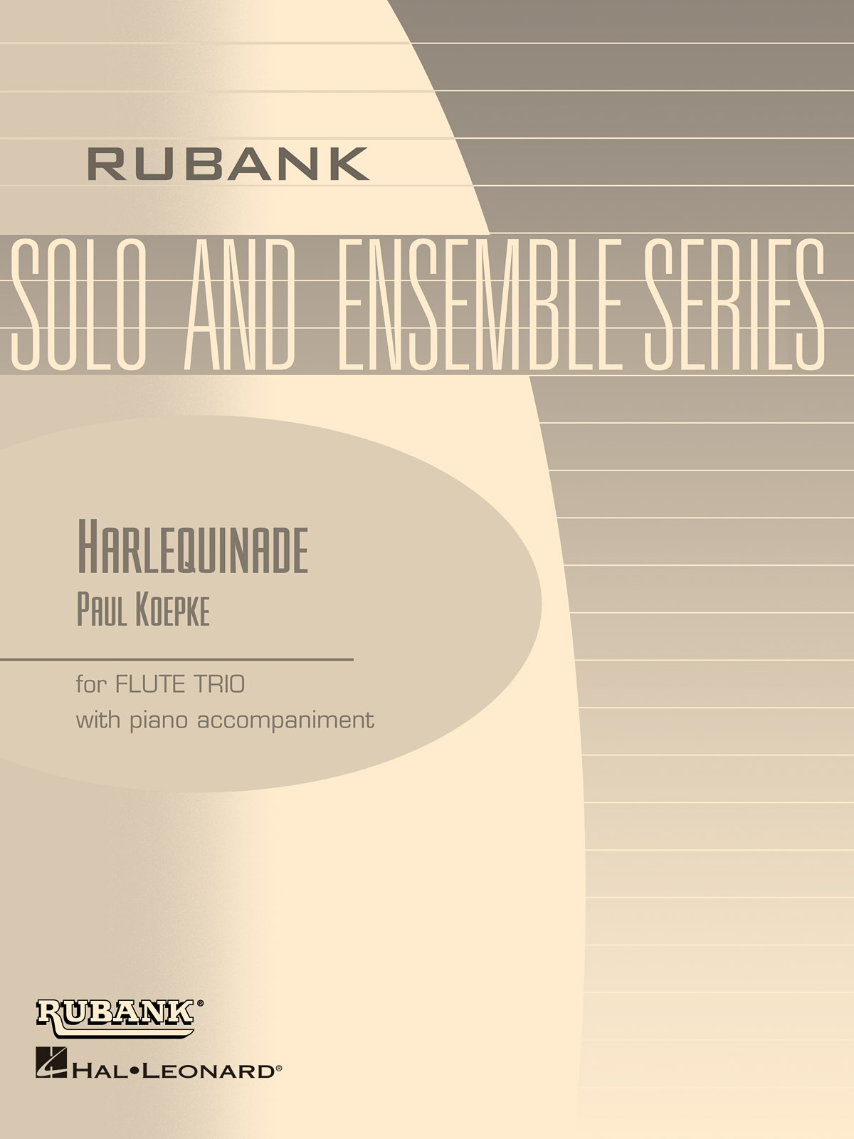 Paul Koepke: Harlequinade: Flute Ensemble: Score & Parts