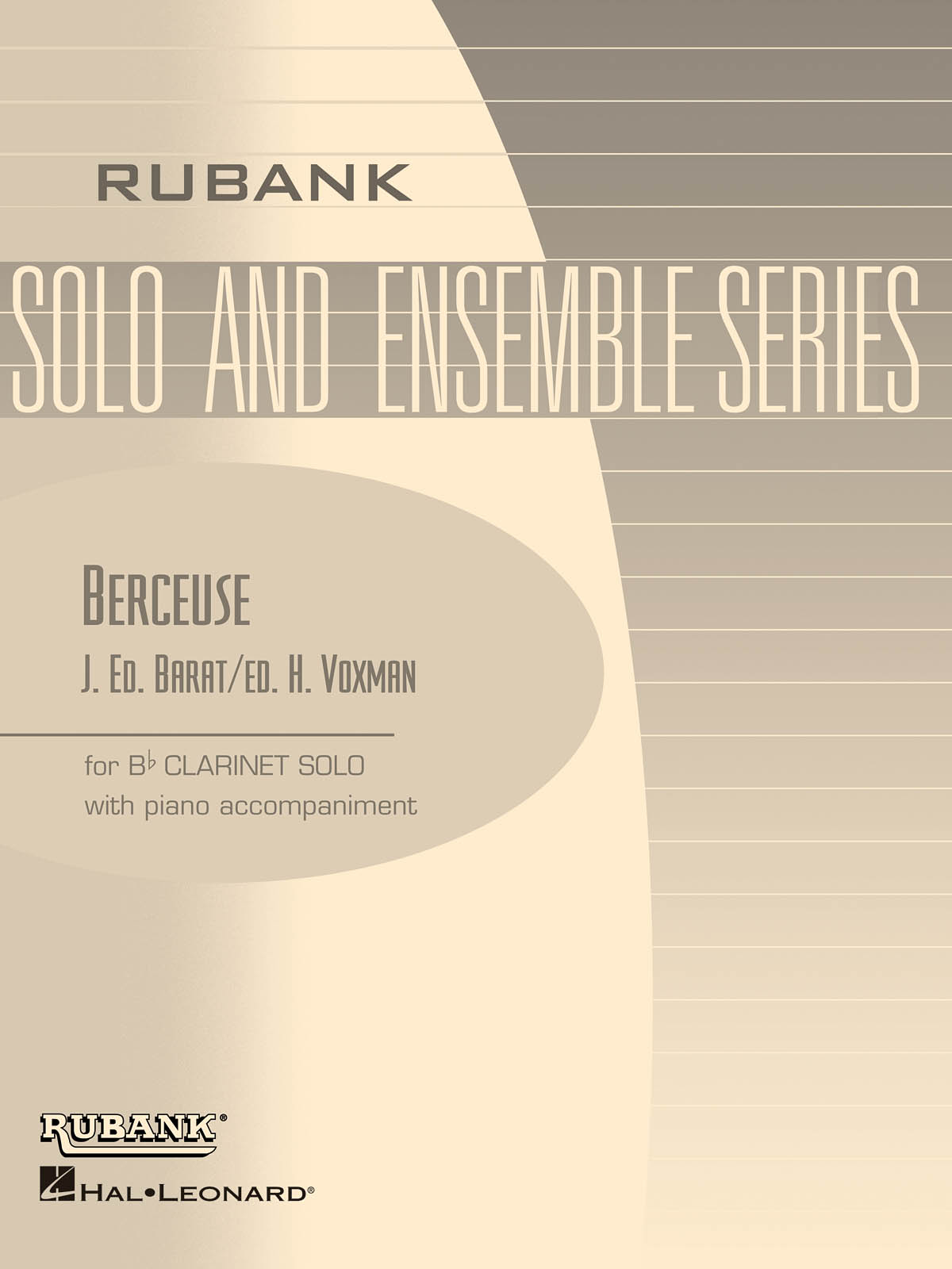 Joseph Edouard Barat: Berceuse: Clarinet and Accomp.: Instrumental Album