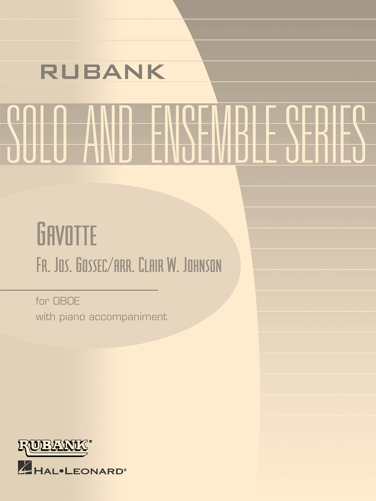 Francois-Joseph Gossec: Gavotte: Oboe and Accomp.: Instrumental Album