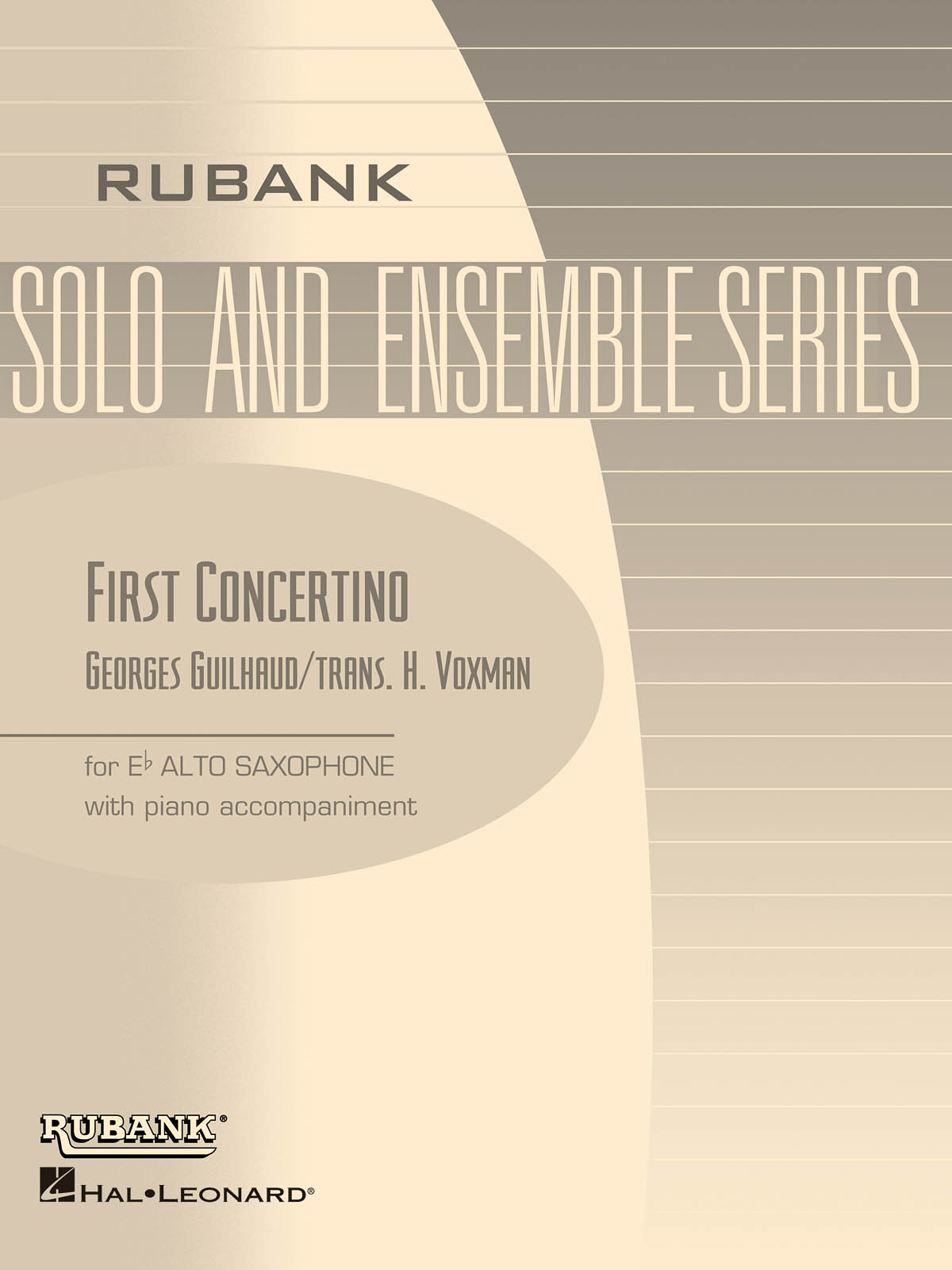 Georges Guilhaud: First Concertino: Alto Saxophone: Instrumental Work
