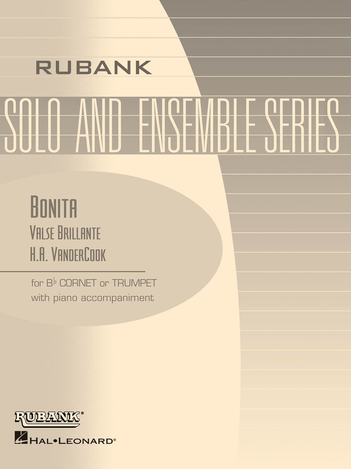 H.A. VanderCook: Bonita-B Flat Cornet Or Trumpet Solos with Piano: Trumpet Solo: