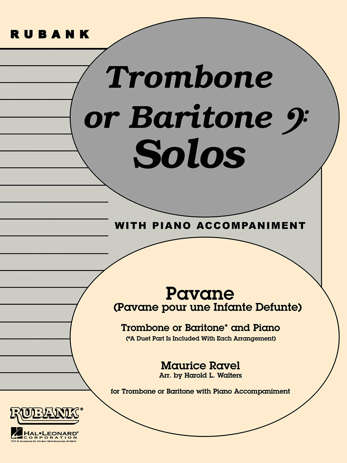 Maurice Ravel: Pavane pour une Infante D?funte: Trombone and Accomp.: