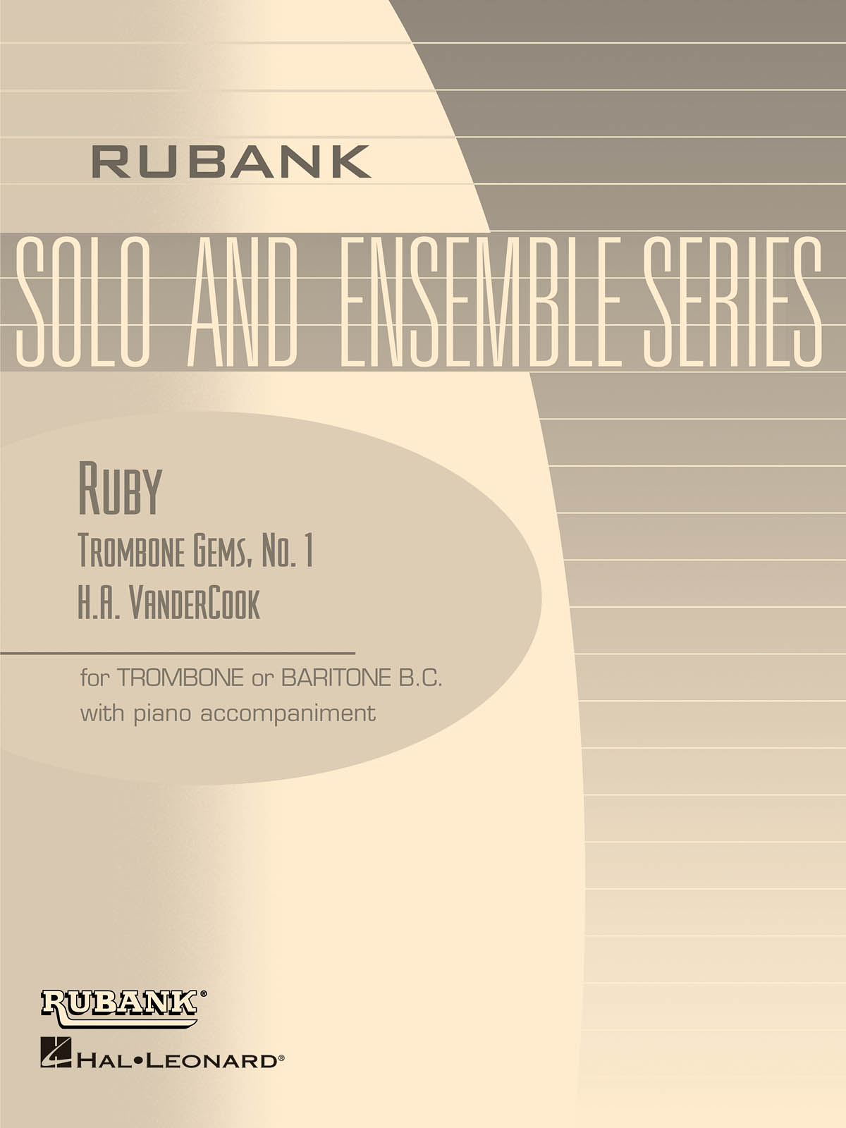 H.A. VanderCook: Ruby (Trombone Gems No. 1): Trombone and Accomp.: Instrumental