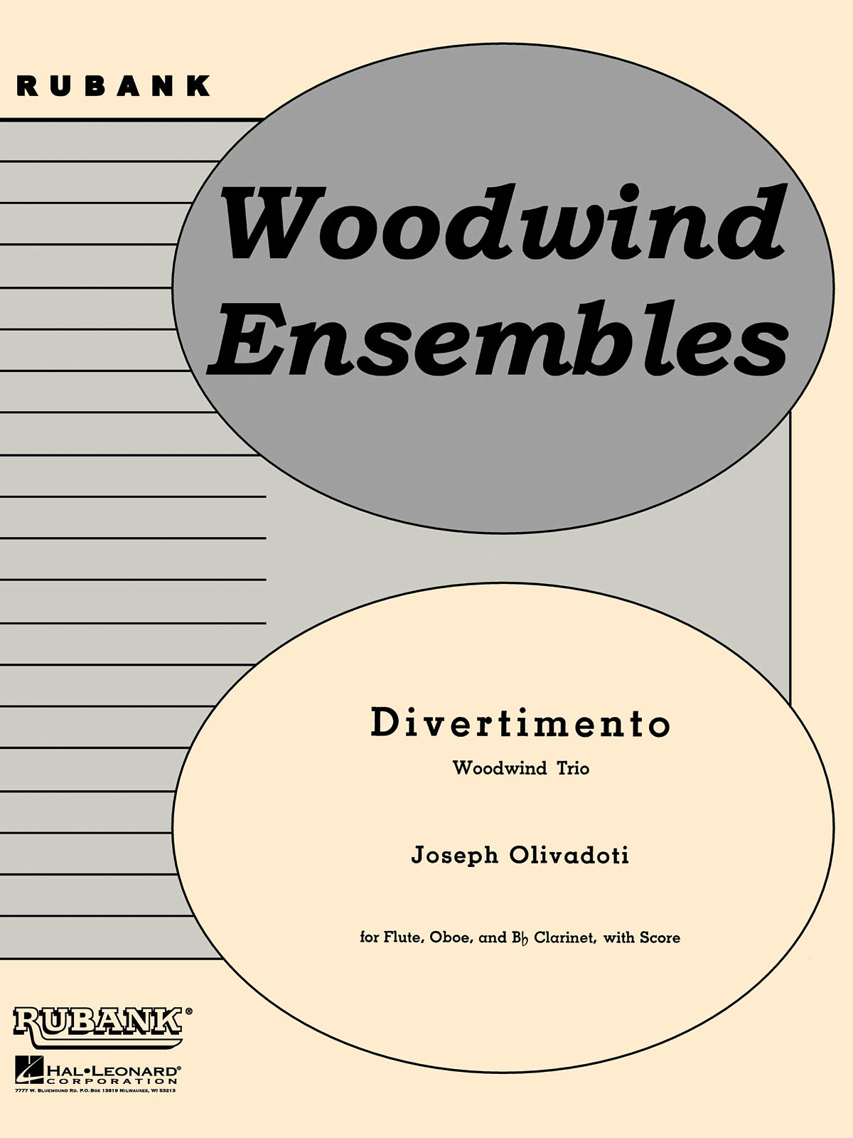 Joseph Olivadoti: Divertimento: Woodwind Ensemble: Instrumental Album