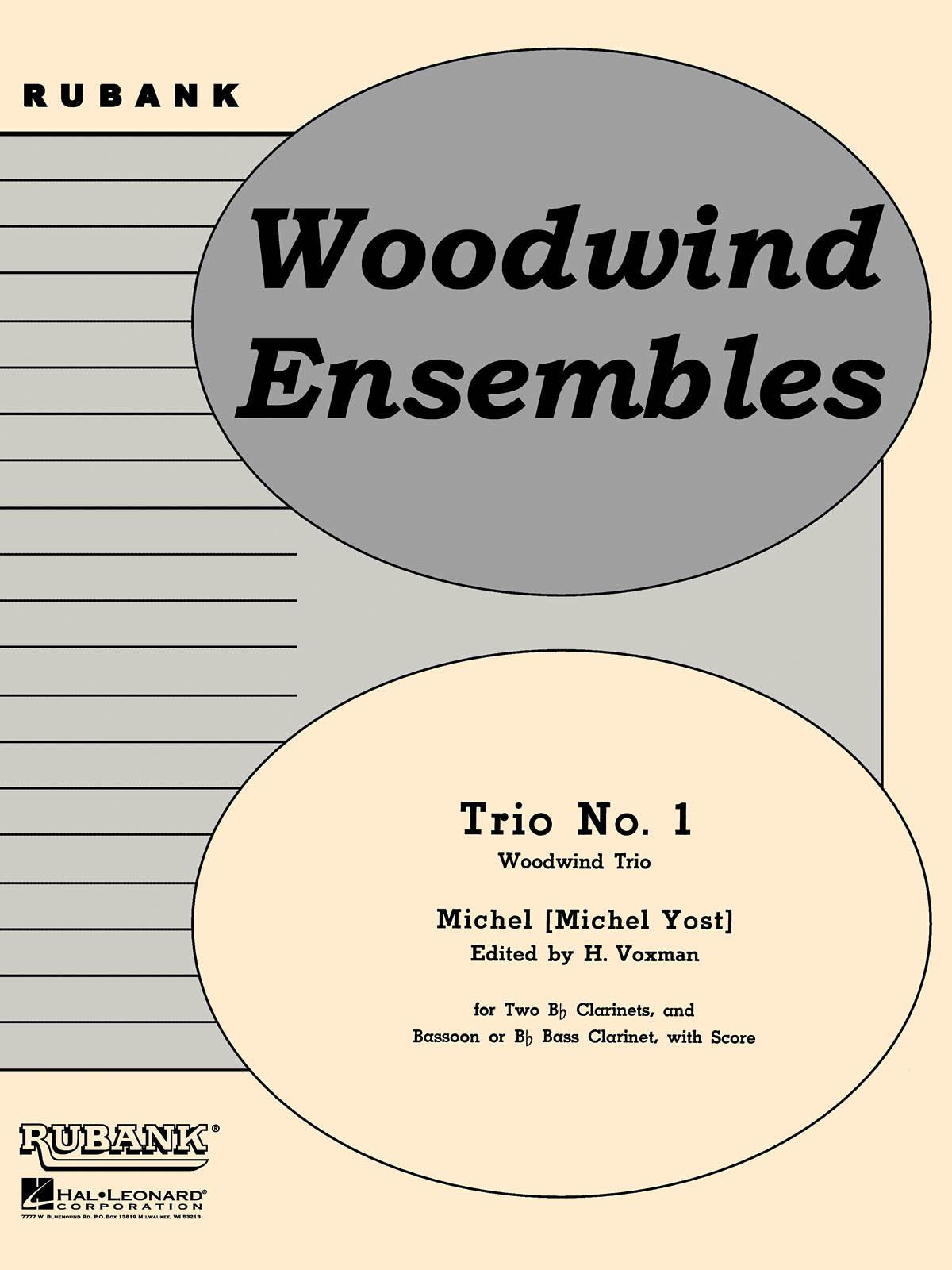 Michel Yost: Trio No. 1: Woodwind Ensemble: Part