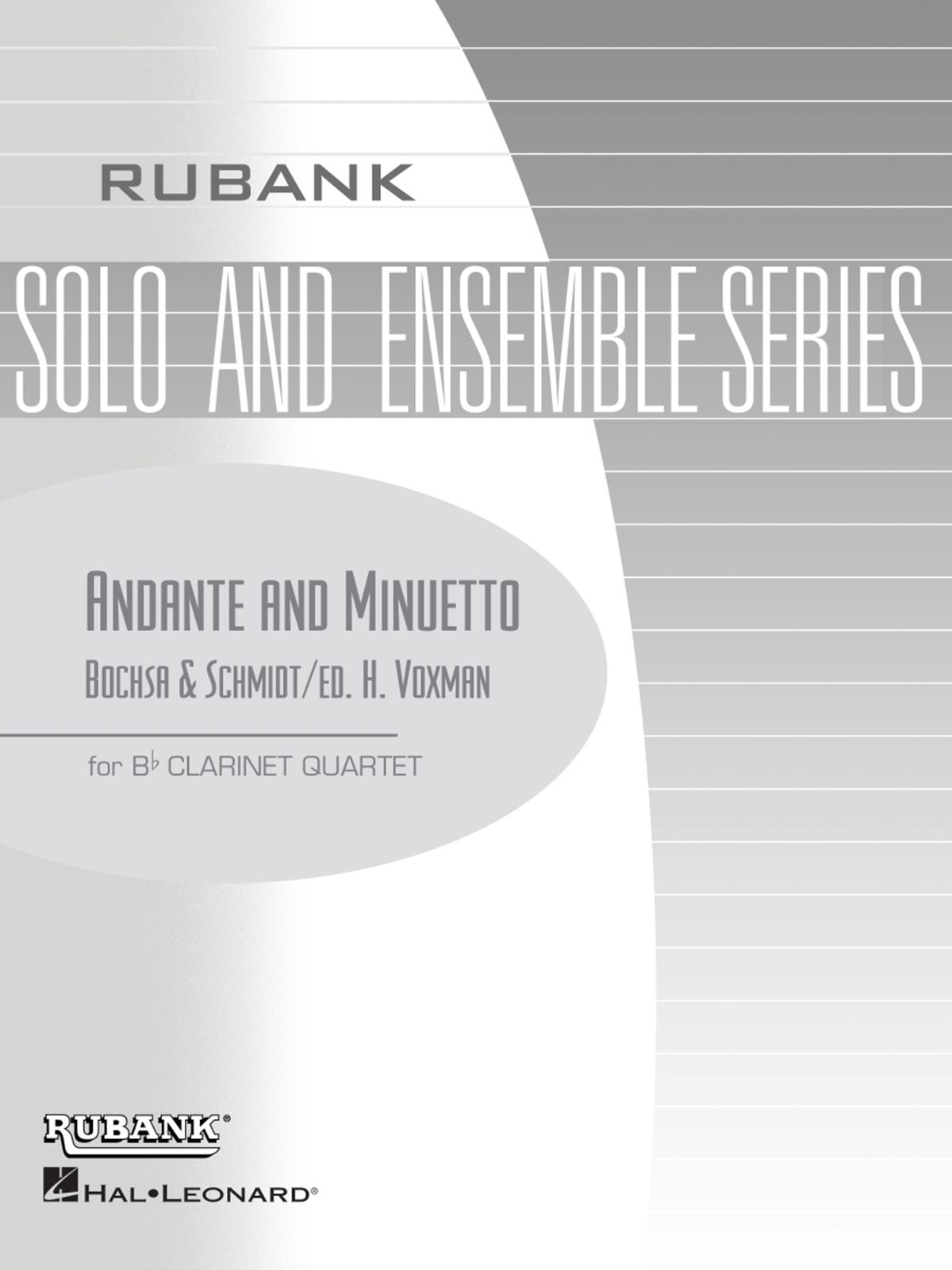 Robert Nicholas Charles Bochsa: Andante and Minuetto: Clarinet Ensemble: Part