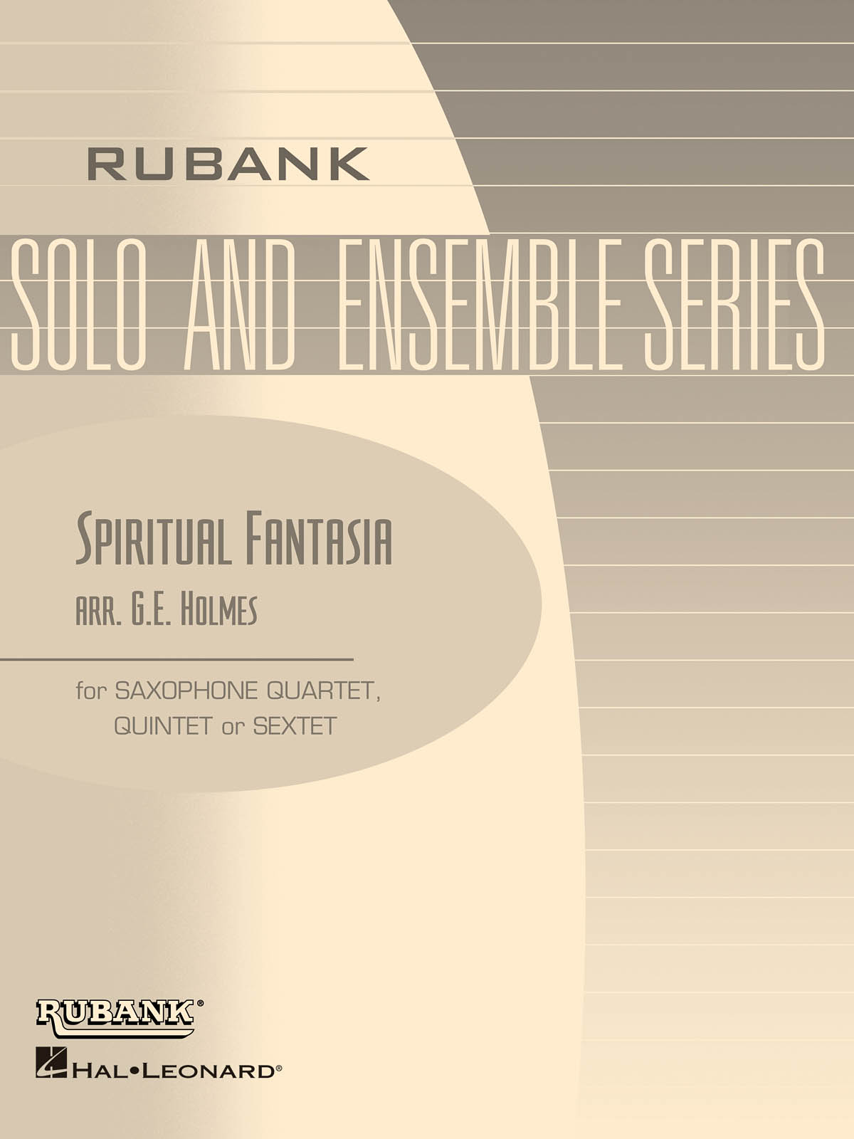G. E. Holmes: Spiritual Fantasia: Saxophone Ensemble: Score & Parts