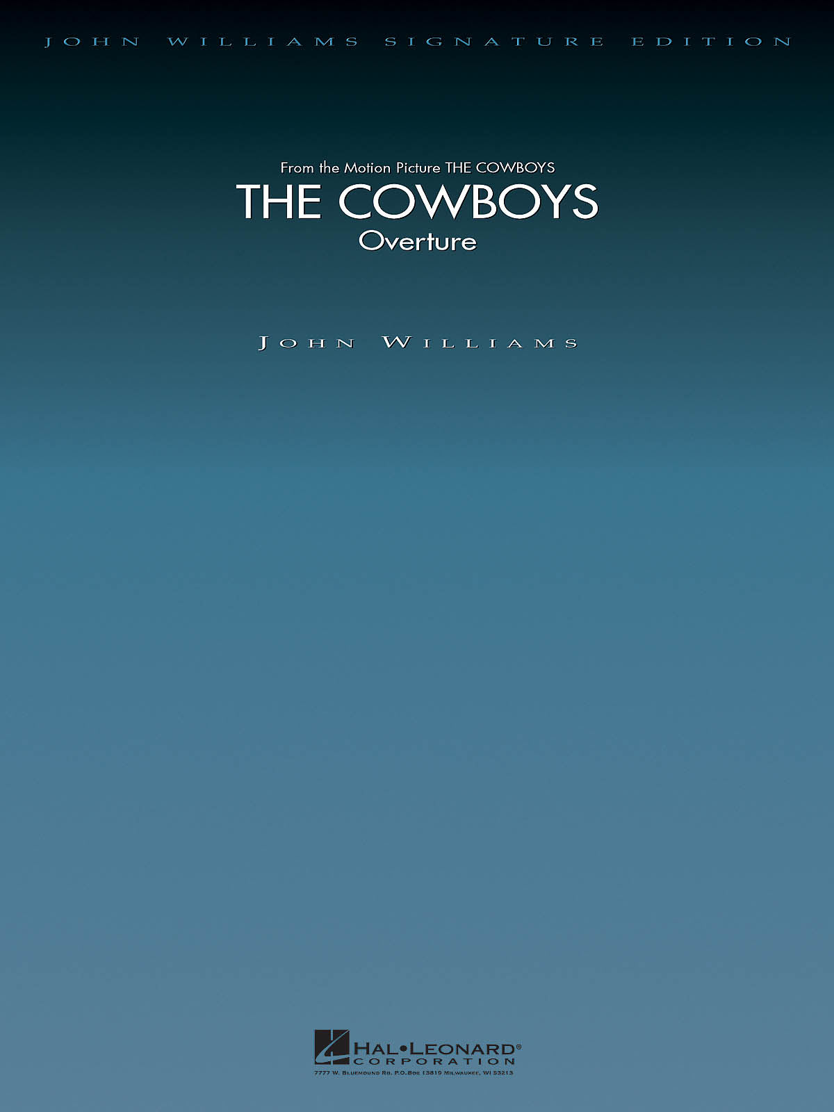 John Williams: The Cowboys Overture: Orchestra: Score & Parts