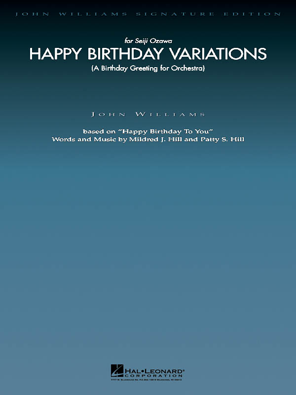 Happy Birthday Variations: Orchestra: Score