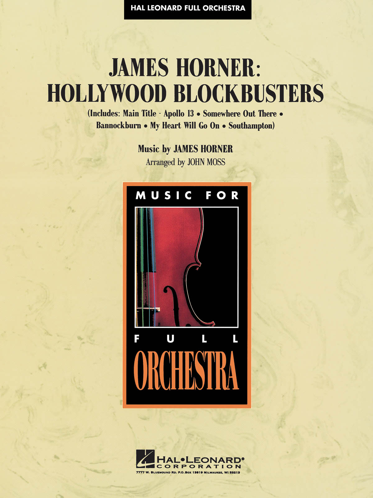 James Horner: James Horner - Hollywood Blockbusters: Orchestra: Score & Parts