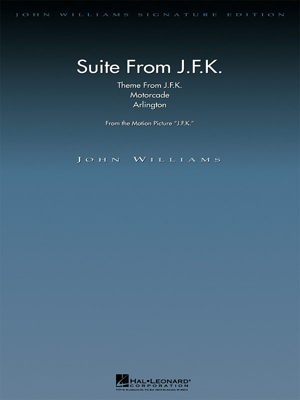 John Williams: Suite from J.F.K.: Orchestra: Score