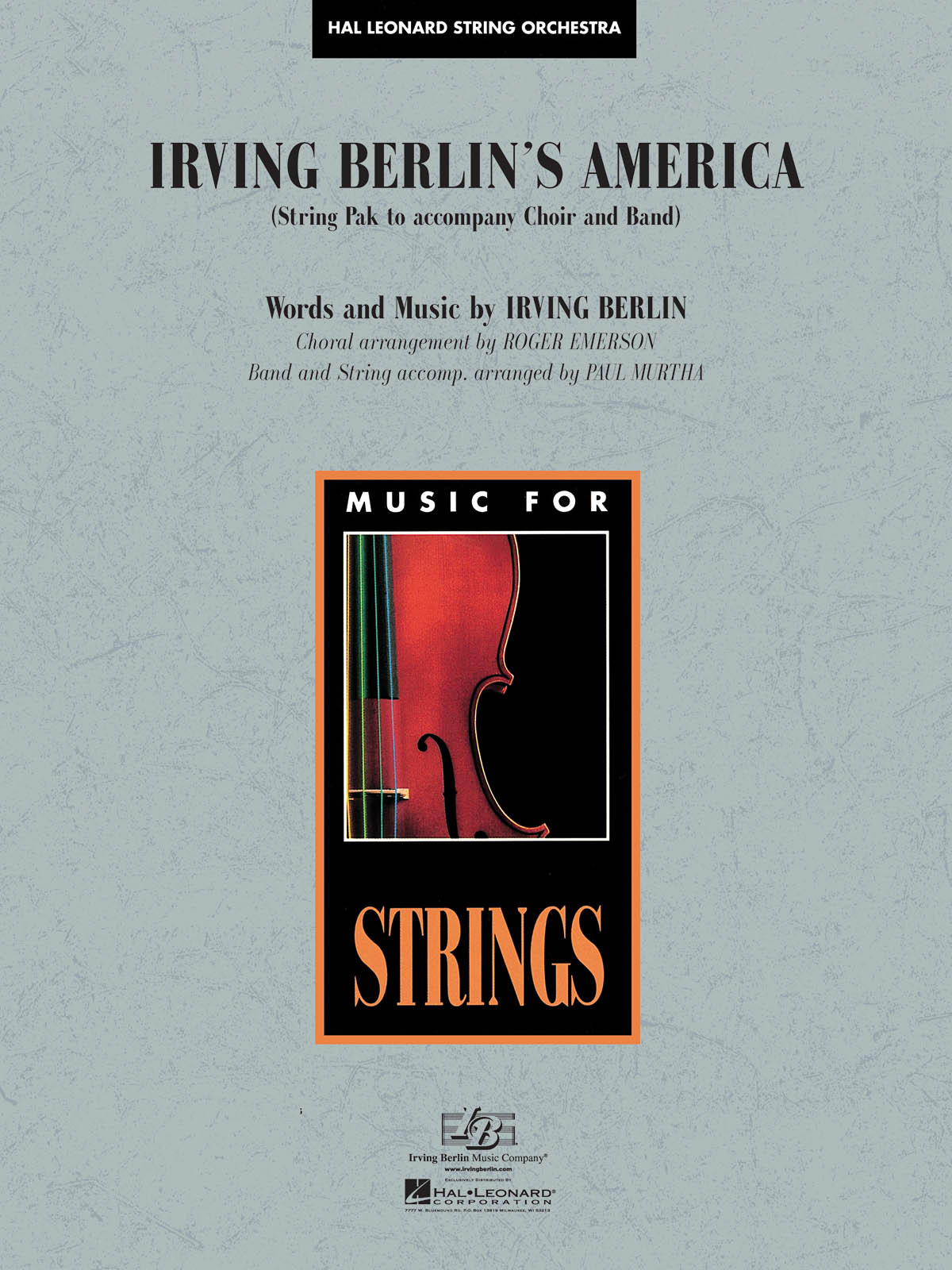 Irving Berlin: Irving Berlin's America (Medley): String Orchestra: Score & Parts