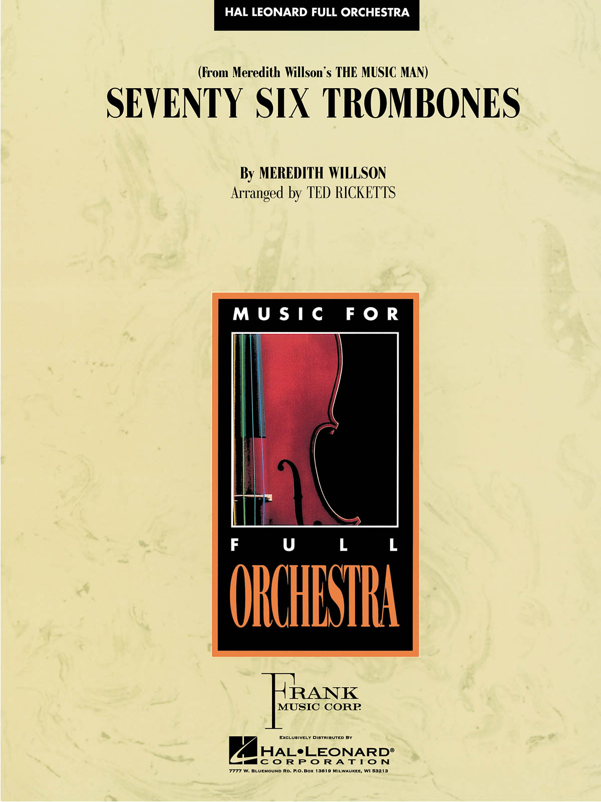 Meredith Willson: Seventy Six Trombones: Orchestra: Score & Parts