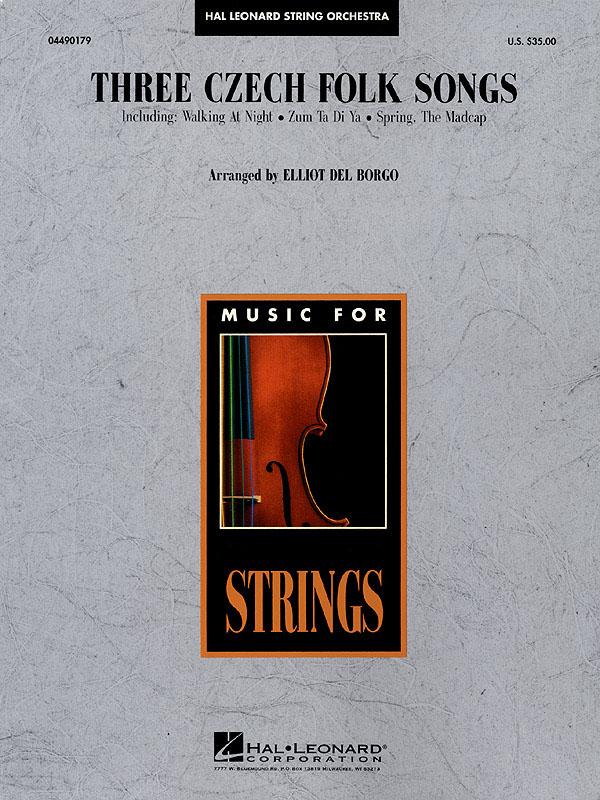 Three Czech Folk Songs: String Orchestra: Score