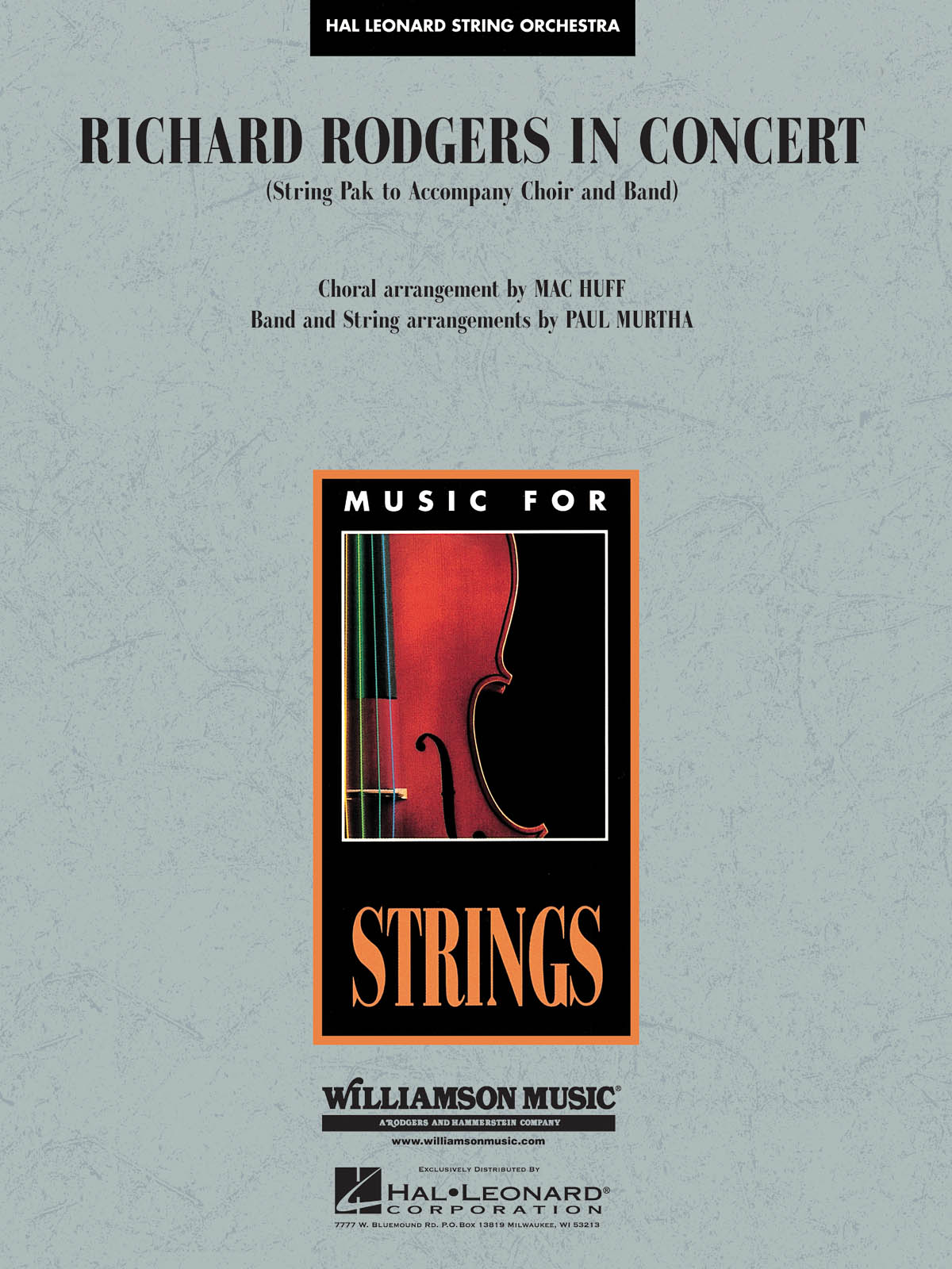Richard Rodgers: Richard Rodgers in Concert: String Orchestra: Parts