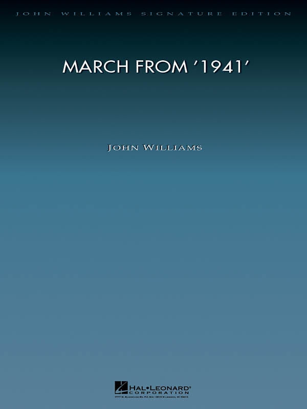 John Williams: March from 1941: Orchestra: Score & Parts