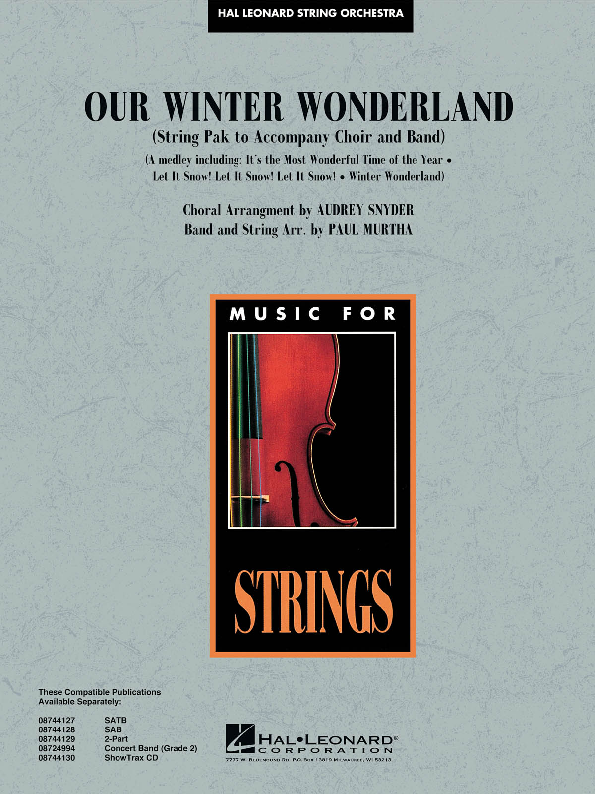 Our Winter Wonderland: String Orchestra: Score & Parts