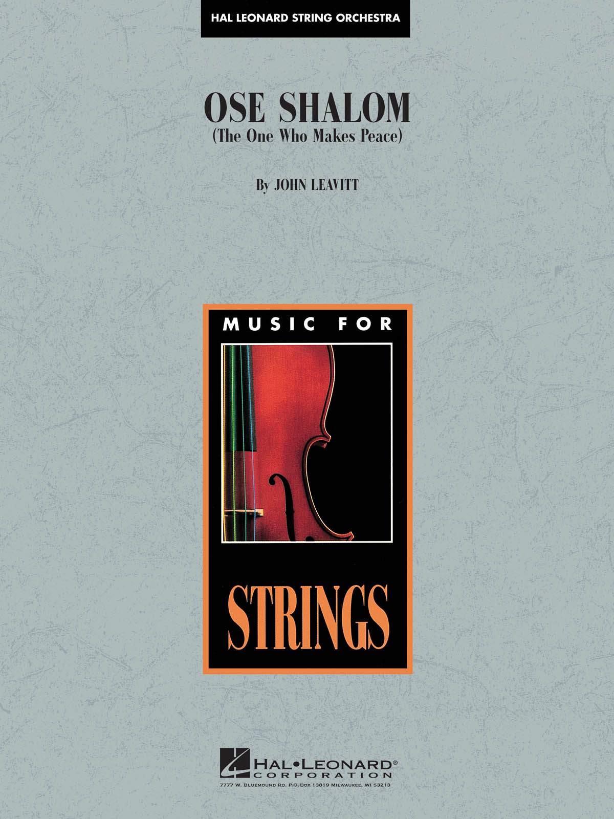 John Leavitt: Ose Shalom: String Orchestra: Score