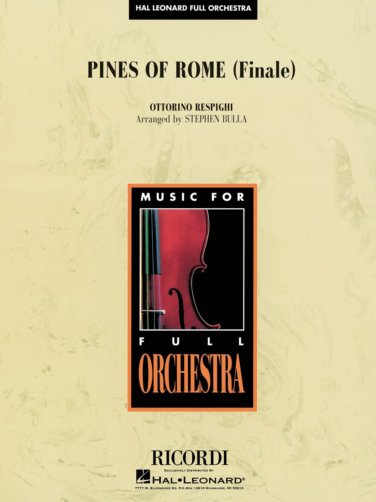 Ottorino Respighi: The Pines of Rome (Finale): Orchestra: Score & Parts