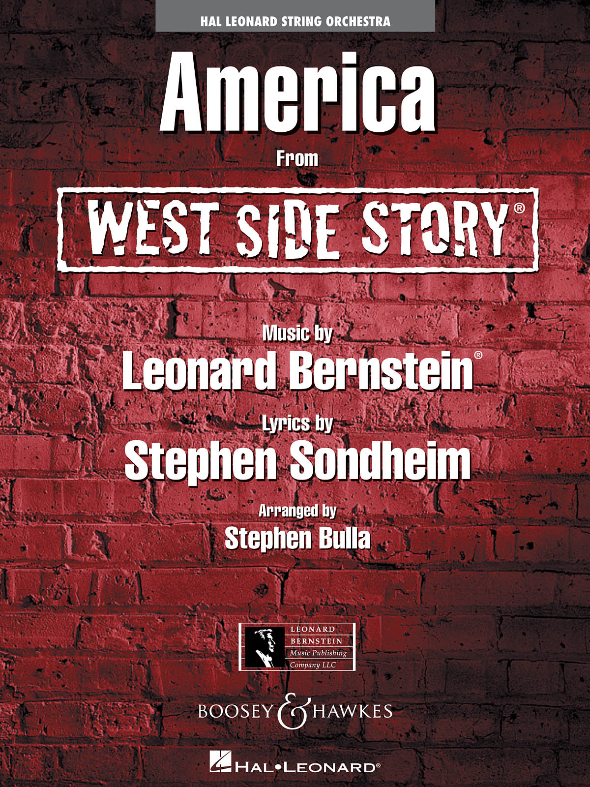 Leonard Bernstein: America (from West Side Story): String Orchestra: Score