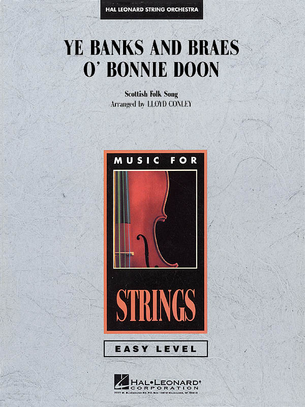 Ye Banks and Braes o' Bonnie Doon: String Orchestra: Score & Parts