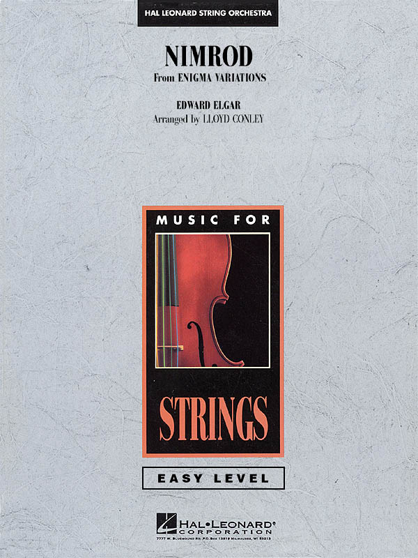 Edward Elgar: Nimrod (from Enigma Variations): String Orchestra: Score & Parts