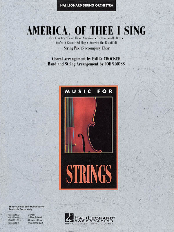 America  of Thee I Sing: String Orchestra: Score & Parts