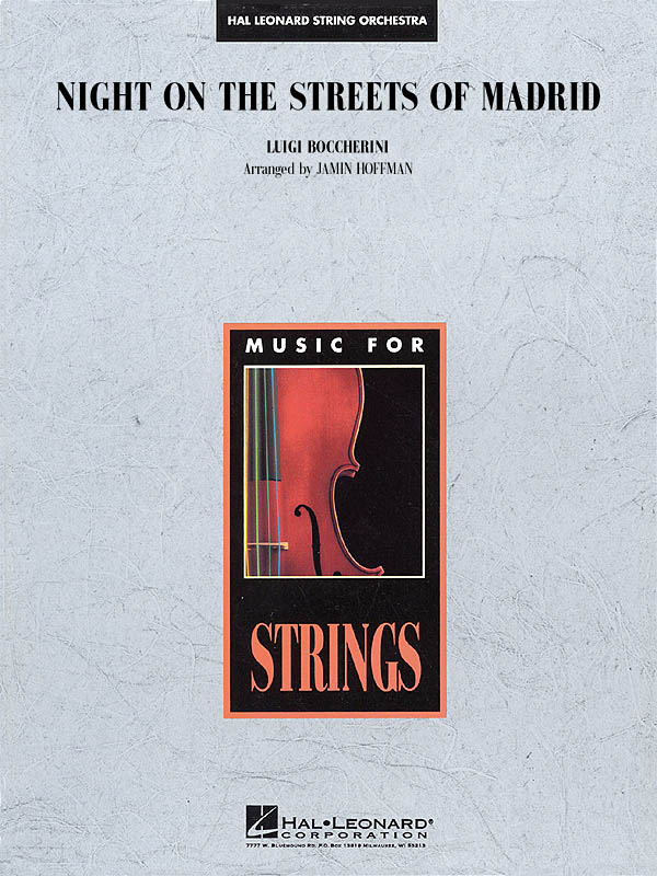 Luigi Boccherini: Night on the Streets of Madrid: String Orchestra: Score &