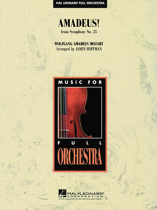 Wolfgang Amadeus Mozart: Amadeus!: Orchestra: Score
