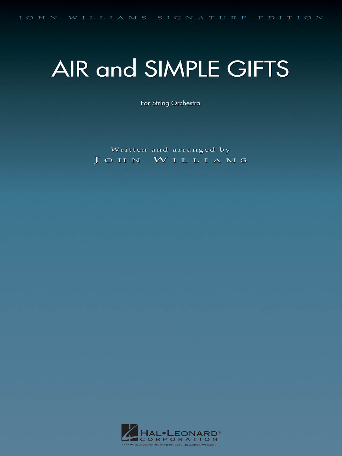 John Williams: Air and Simple Gifts: String Orchestra: Score