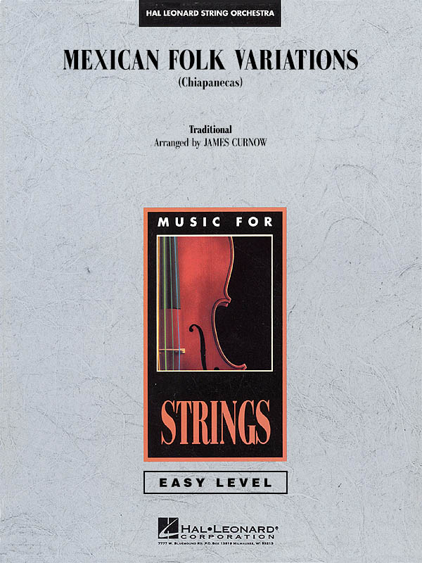 Mexican Folk Variations: String Orchestra: Score & Parts