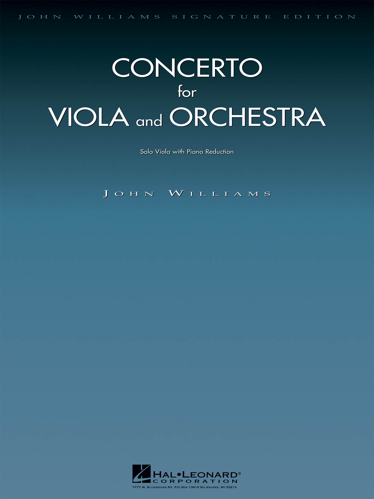 John Williams: Concerto for Viola and Orchestra: Orchestra and Solo: