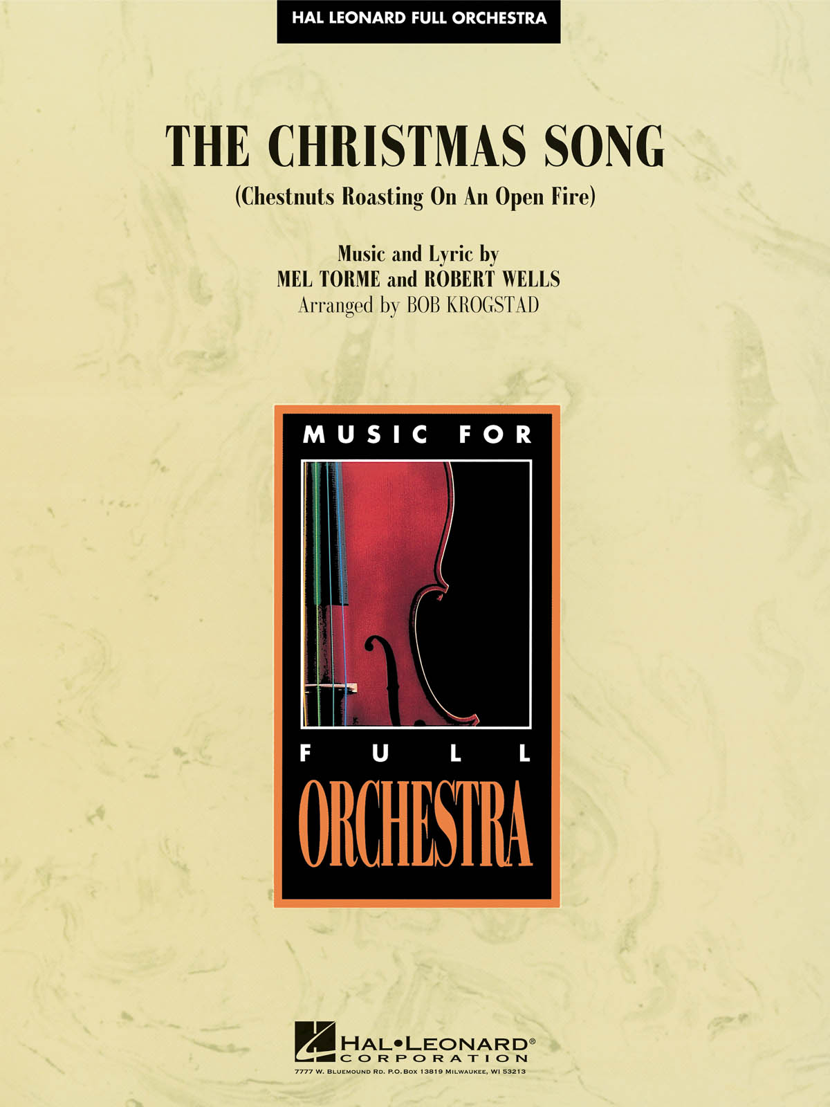 Mel Torme Robert Wells: The Christmas Song: Orchestra: Score  Parts & Audio