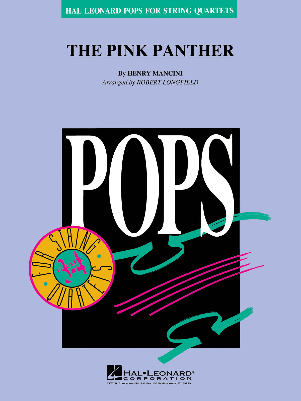 Henry Mancini: The Pink Panther: String Quartet: Score
