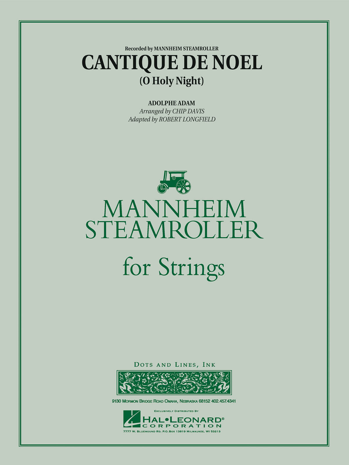 Mannheim Steamroller: Cantique de Nol (O Holy Night): String Ensemble: Score &
