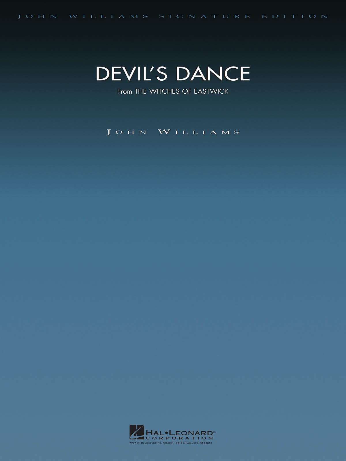 John Williams: Devil's Dance (from The Witches of Eastwick): Orchestra: Score &