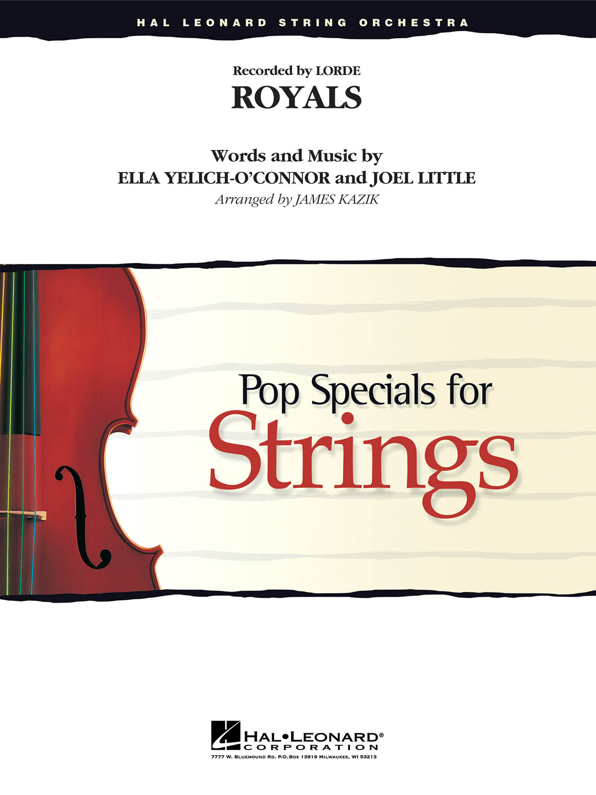 Ella Yelich-O'Connor Joel Little: Royals: String Ensemble: Score & Parts