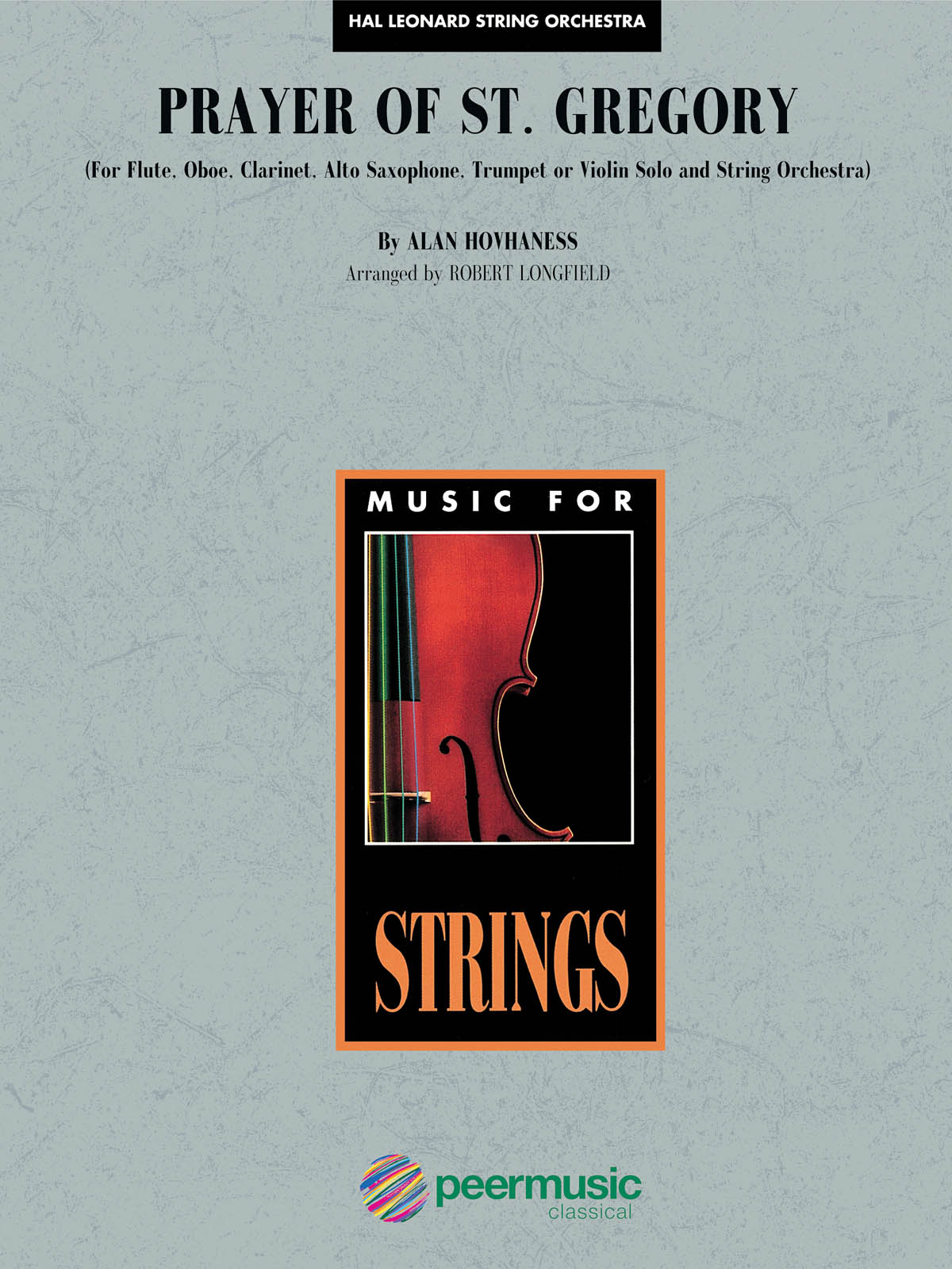 Alan Hovhaness: Prayer of St. Gregory: String Orchestra: Score & Parts