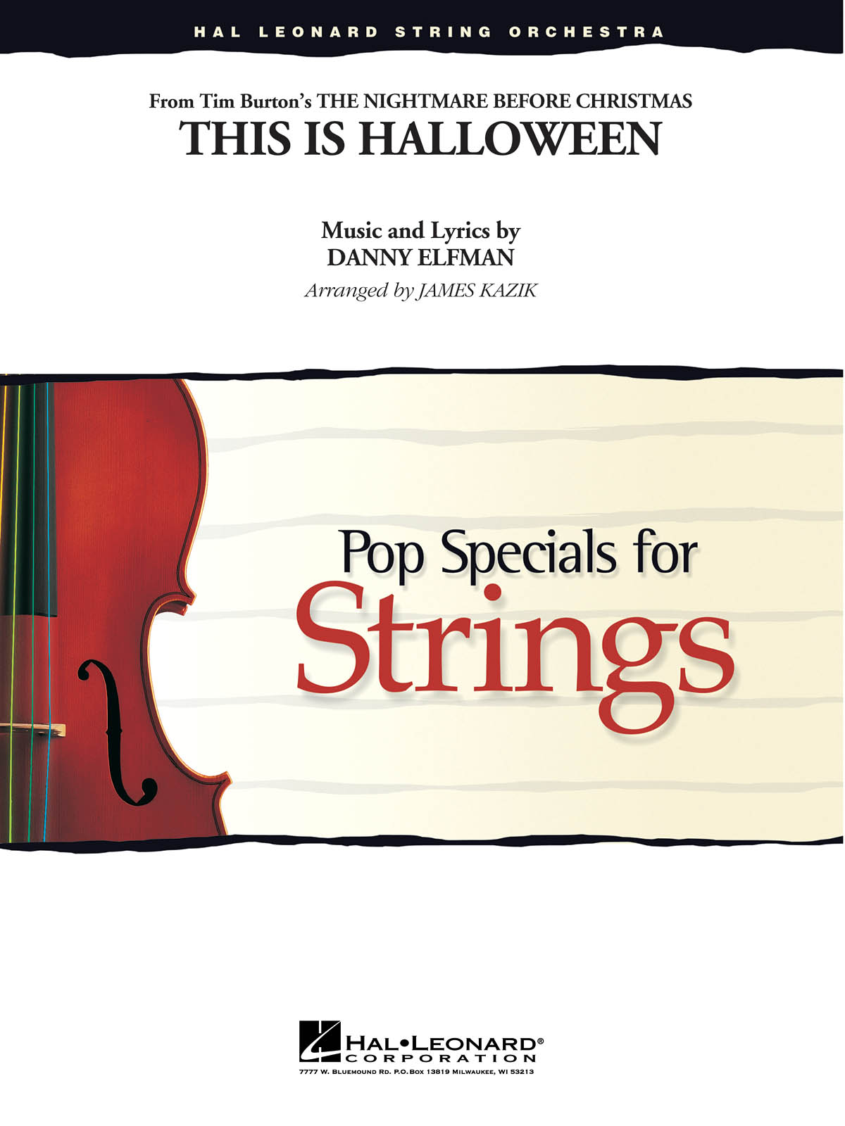 Danny Elfman: This Is Halloween: String Orchestra: Score and Parts