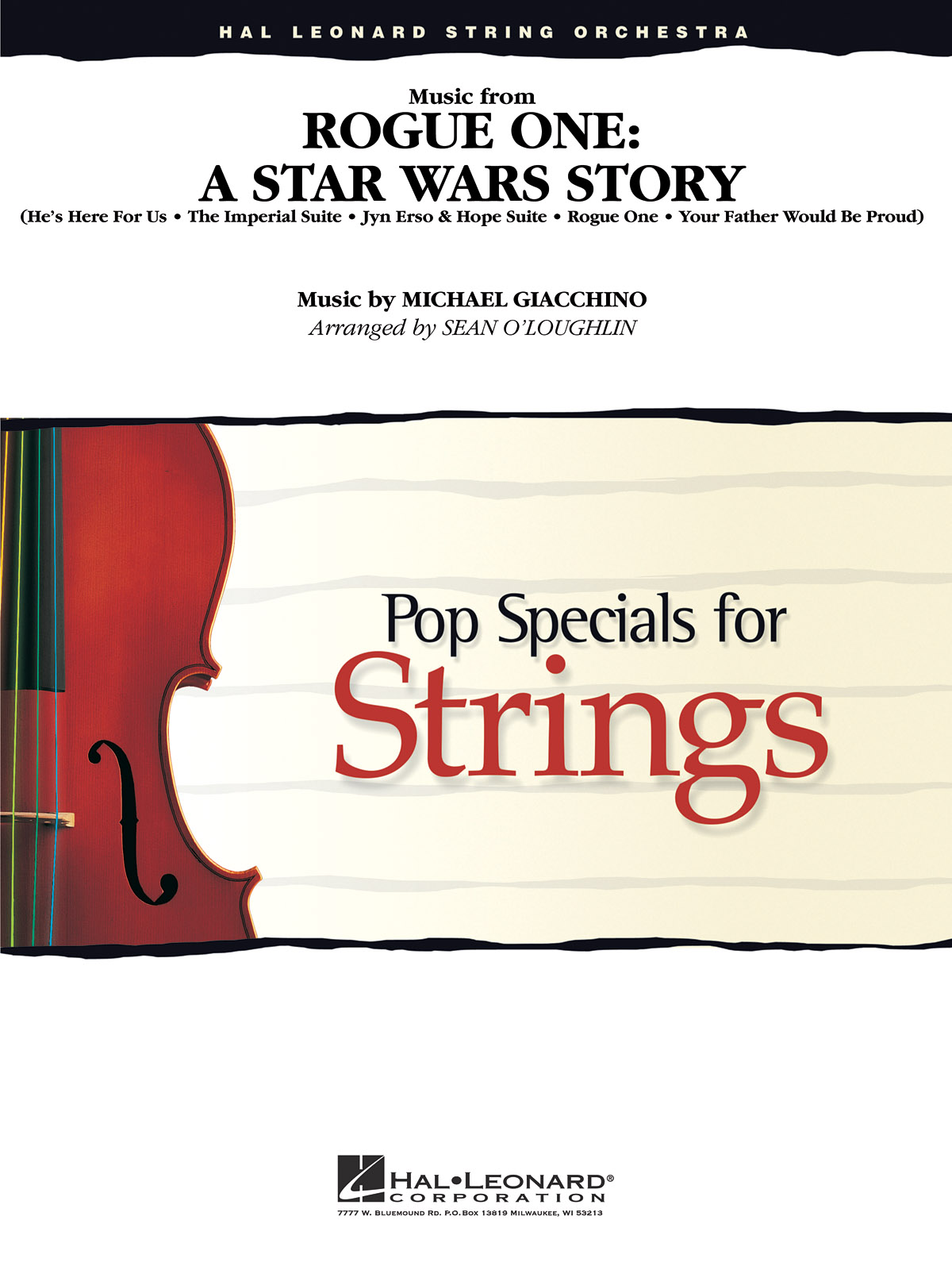 Music from Rogue One: A Star Wars Story: String Ensemble: Score & Parts