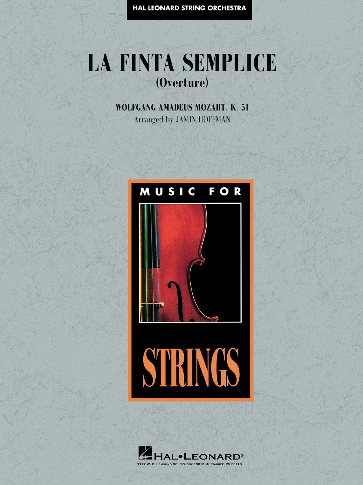 Wolfgang Amadeus Mozart: La Finta Semplice (Overture): String Orchestra: Score