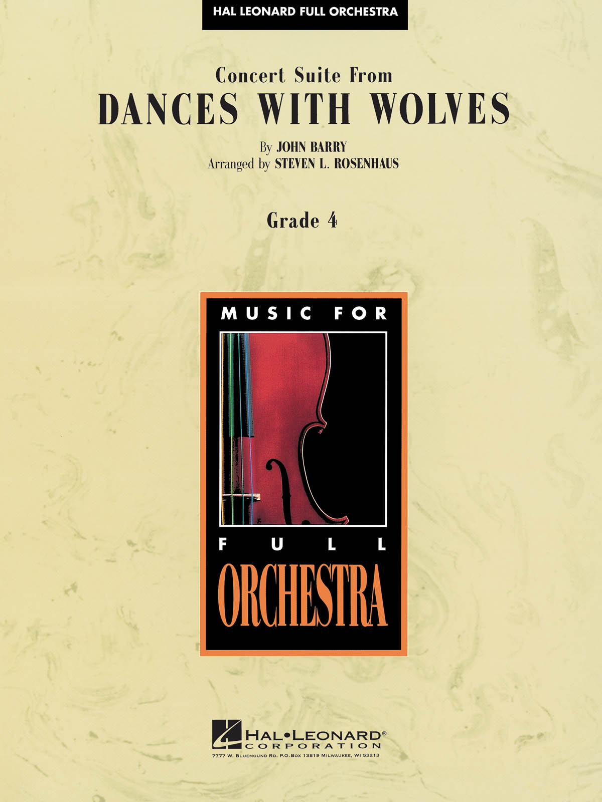John Barry: Concert Suite From Dances With Wolves: Orchestra: Score & Parts