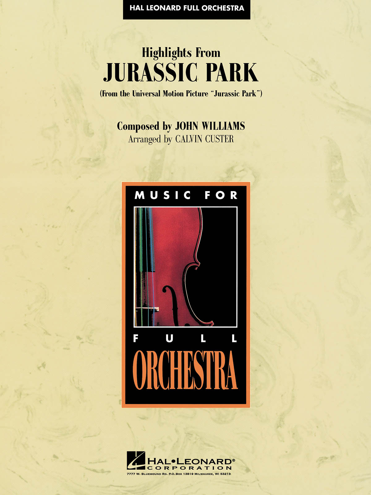 John Williams: Highlights from Jurassic Park: Orchestra: Score & Parts