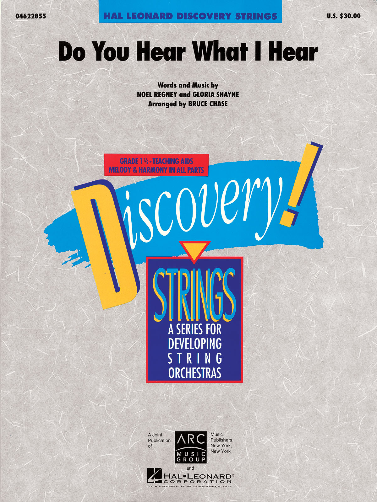 Gloria Shayne Noel Regney: Do You Hear What I Hear?: String Ensemble: Score &