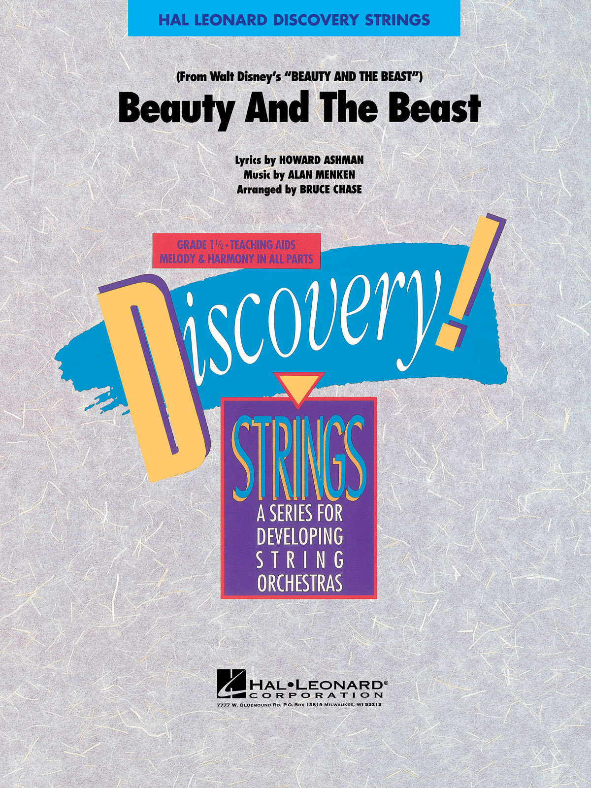 Alan Menken Howard Ashman: Beauty and the Beast: String Ensemble: Score