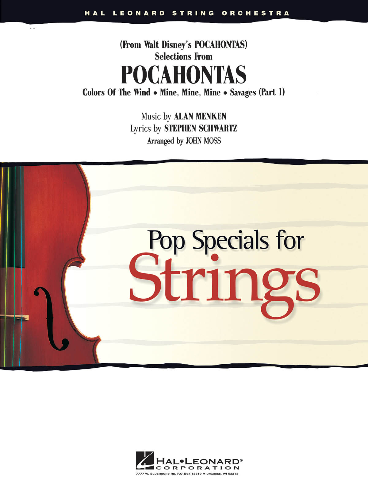 Alan Menken Stephen Schwartz: Selections from Pocahontas: String Ensemble: Score