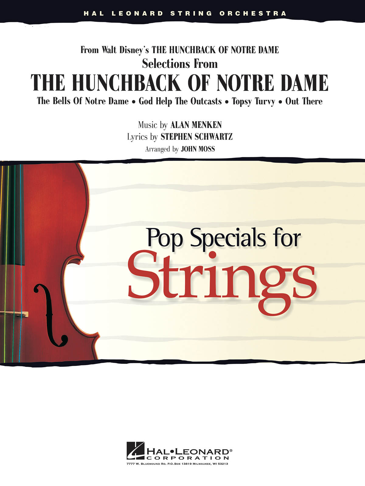 Selections from The Hunchback of Notre Dame: String Ensemble: Score & Parts