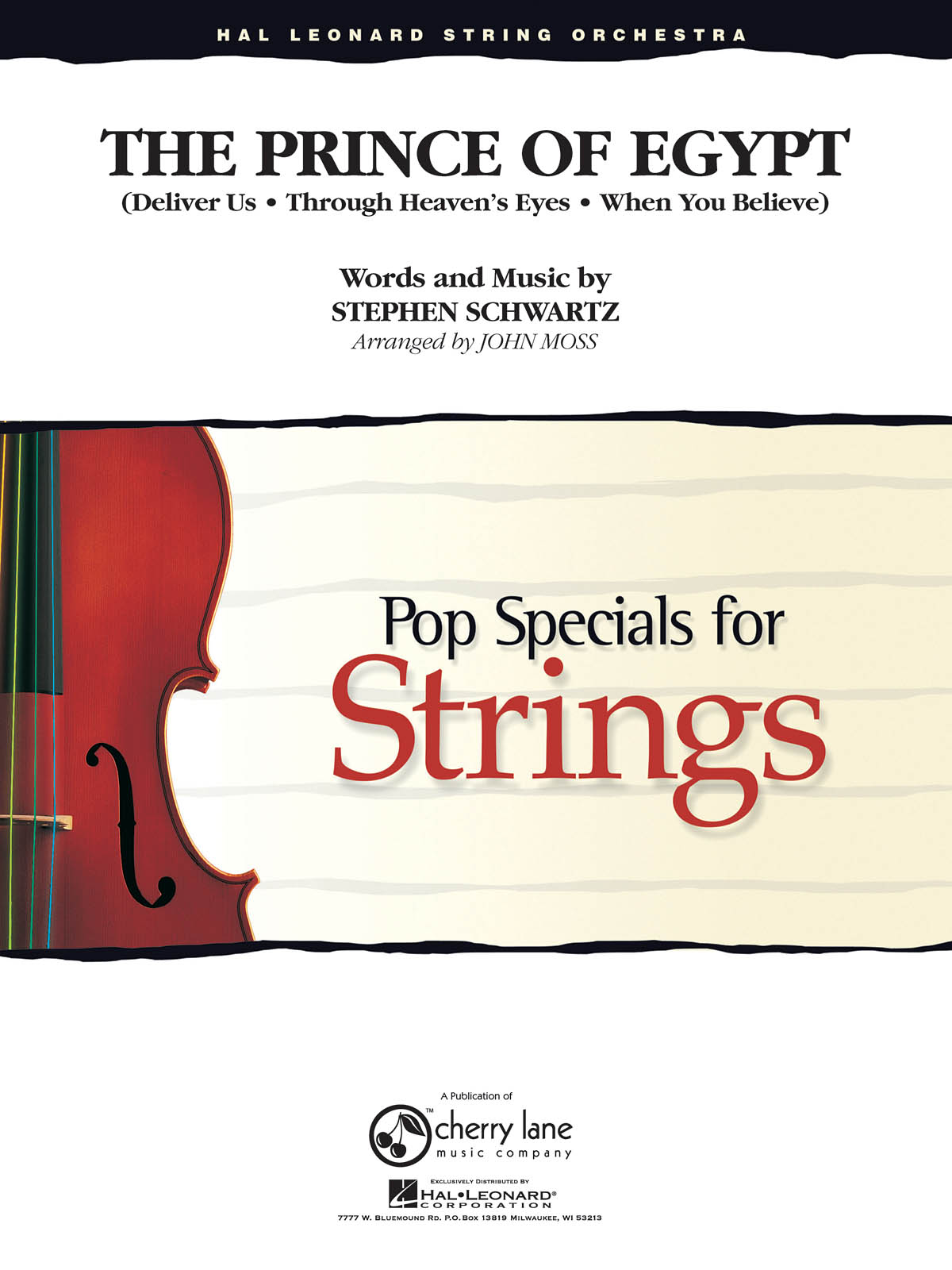 The Prince of Egypt: String Ensemble: Score & Parts