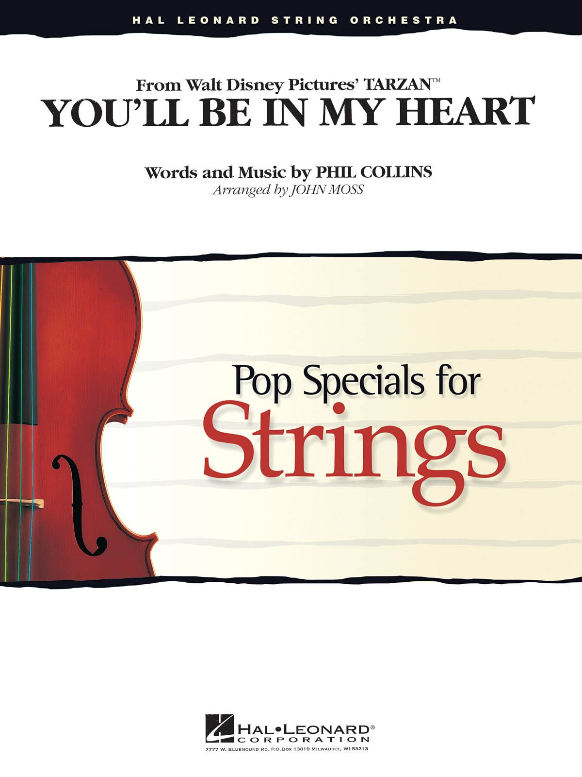 You'll Be in My Heart (from Tarzan): String Ensemble: Score & Parts